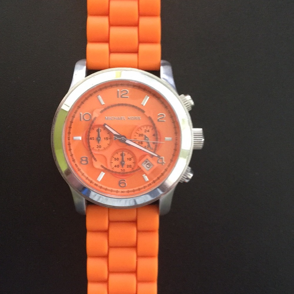 Michael Kors MK8145 Polyurethane Chronograph Watch